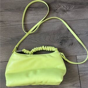 Ruched Top Handle Crossbody Bag - A New Day™ Lime Green Target EUC 🍋‍🟩